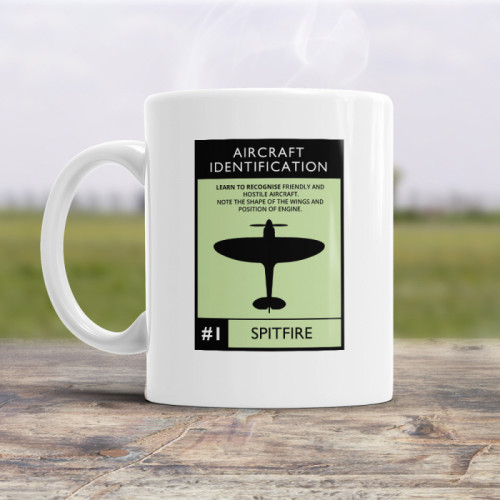British Aircraft of WWI & WWII Mug: Supermarine Spitfire (ind.boxed)