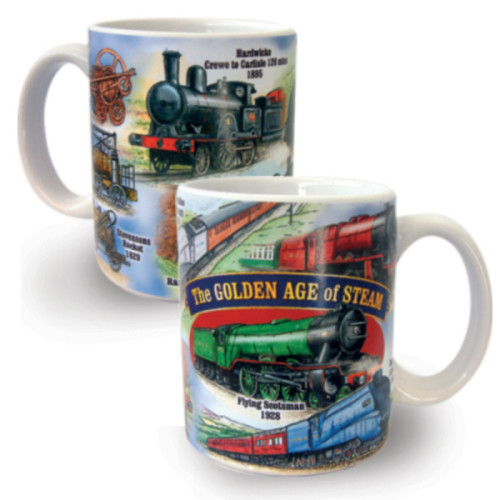 Golden Age of Steam Coffee Mug