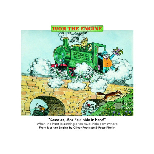 I.E. Postcard C-30721: "Come on, Mrs Fox! Hide in here!" (E.O.L.) - SAVE 25% !!