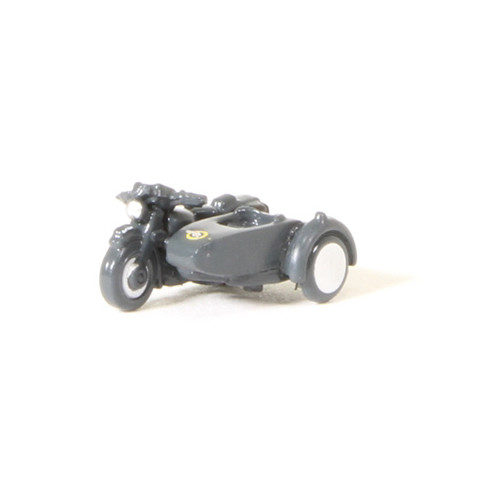 BSA Motorbike & Sidecar - RAF Blue (1:148)