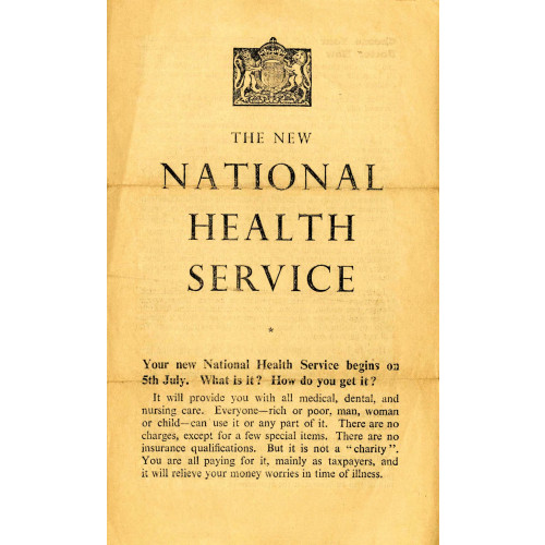 Replica Booklet: The New National Health Service