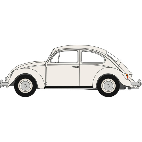 VW Beetle - White (Abbey Road) (1:148) (NEW)