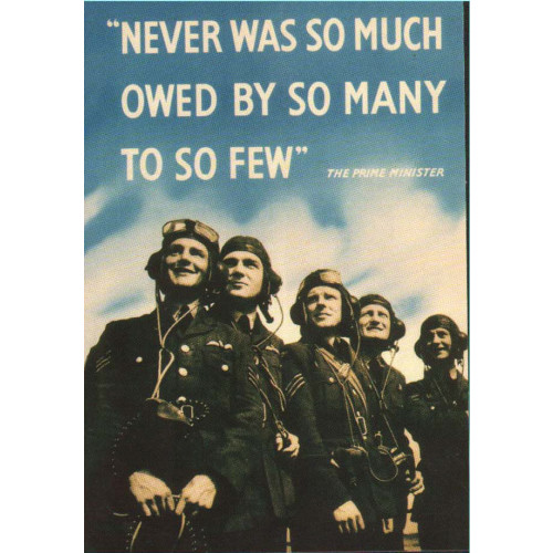 Postcard - Never Was So Much Owed By So Many &acirc;&brvbar;.