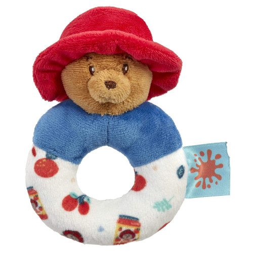 Paddington for Baby Ring Rattle on Backing Card (9cm) (0 Mths+) (E.O.L.) - SAVE 10% !!