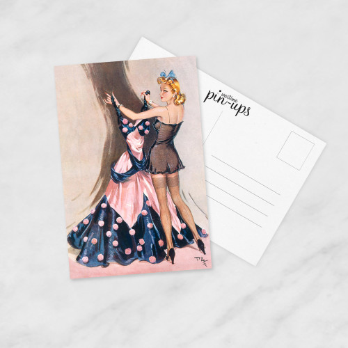 Postcard (Wartime Pin-Ups) - Put Away For The Duration (E.O.L.) - SAVE 15% !!