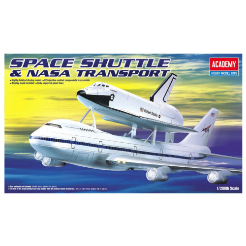Academy 1:288 Aircraft Kit - NASA Space Shuttle & Transport 747