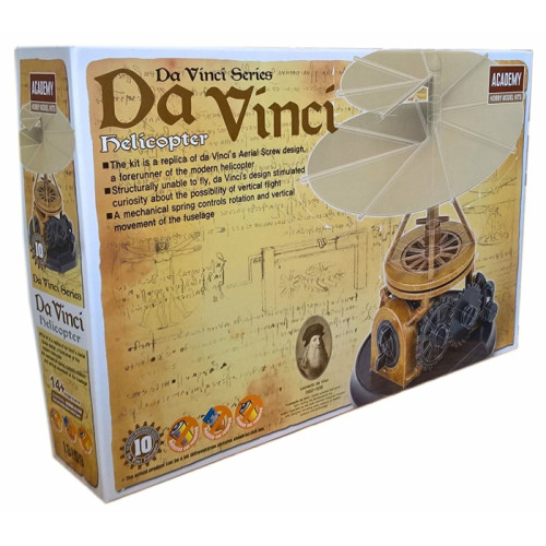 Academy Da Vinci Machines Kit - Helicopter (14+ YRS)