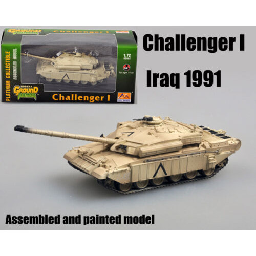 Easy Model Die-cast 1:72 - British Challenger 1 Tank, Iraq 1991 (E.O.L.) - SAVE 20% !!