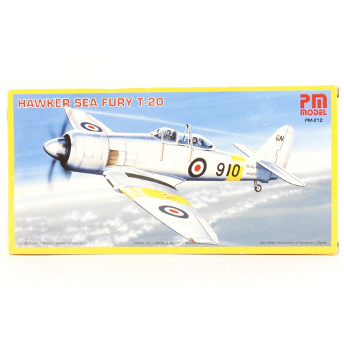 PM Model 1:72 Aircraft Kit - Hawker Sea Fury T-20 Fighter Aircraft