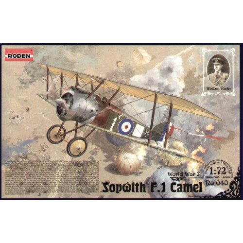 Roden 1:72 Aircraft Kit - British RAF Sopwith F.1 Camel WW1 Fighter Aircraft