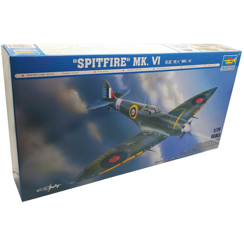 Trumpeter 1:24 Aircraft Kit - British RAF Spitfire Mk VI (E.O.L.) - SAVE 10% !!