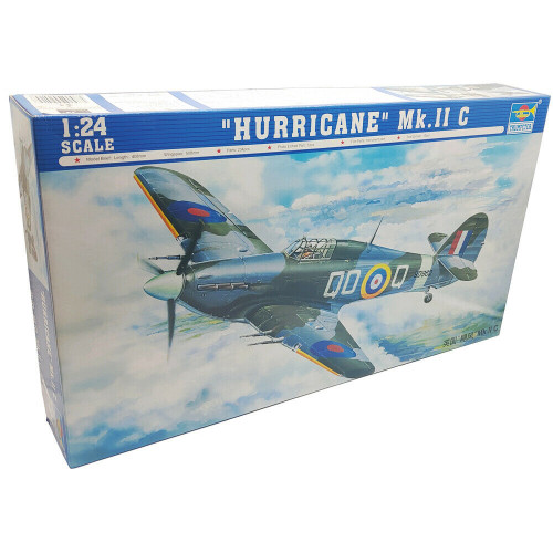 Trumpeter 1:24 Aircraft Kit - British RAF Hurricane Mk IIc Fighter Aircraft