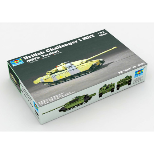 Trumpeter 1:72 Vehicle Kit - British Army Challenger 1 Main Battle Tank (NATO Version) (E.O.L.) - SAVE 10% !!