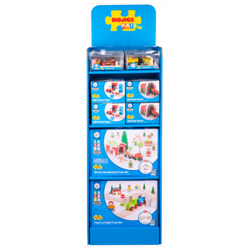 Bigjigs Rail POS Display (incl. 80 Pces Sets & Accessories) (Price & Contents subject to change)