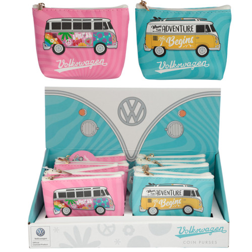 VW T1 Camper Bus PVC Purse (2 asstd. In CDU) (not for resale on third party websites) (E.O.L.) - SAVE 20% !!