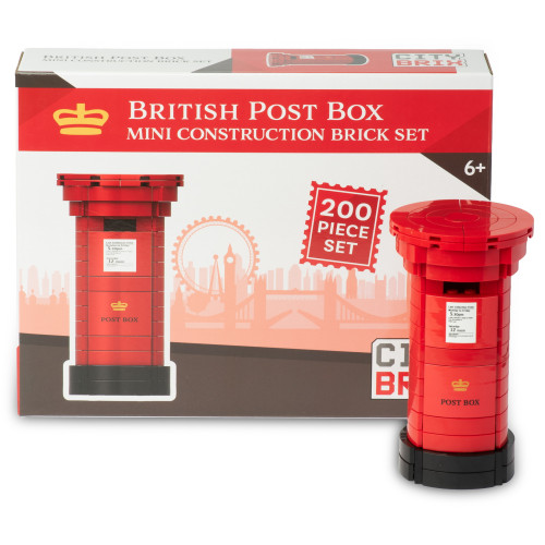 CityBrix Post Box Mini Construction Brick Set 200 pcs (22 x 17 x 4cm) (6+ YRS) (NEW)