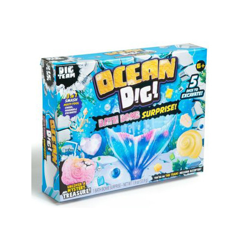 Dig Team Ocean Dig 5-in-1 with Bonus Bath Bomb (28x28x5cm) (6+ YRS) (E.O.L.) - SAVE 20% !!