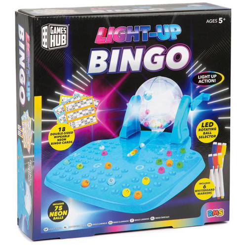 Games Hub LED Light-Up Bingo (29x27x8cm) (5+ YRS) (Due In)