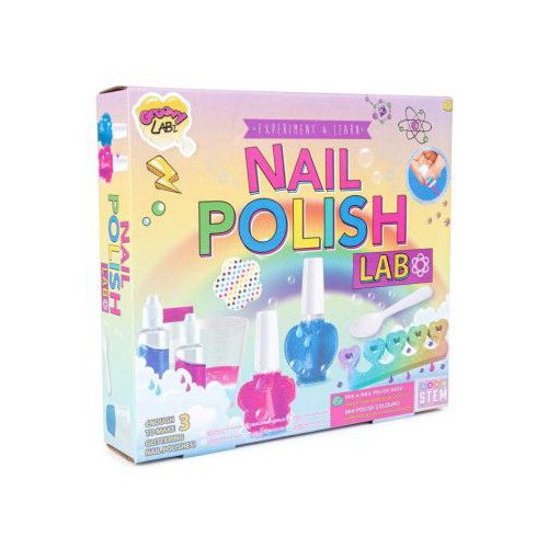 Groovy Labz Experiment & Learn Nail Polish Lab (20x18x4cm) (8+ YRS) (E.O.L.) - SAVE 20% !!