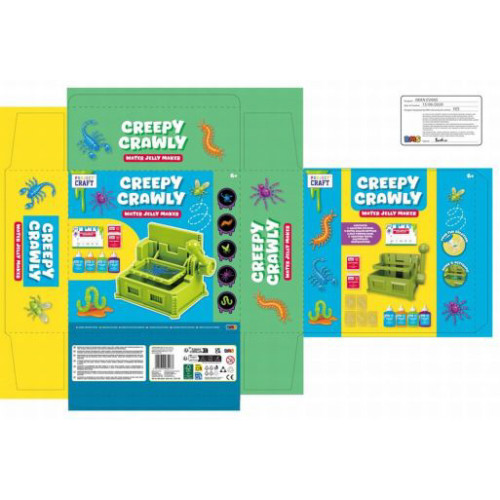 Project Craft Creepy Crawly Monster Jelly Maker (24.5x23.5x9 cm) (8+ YRS)