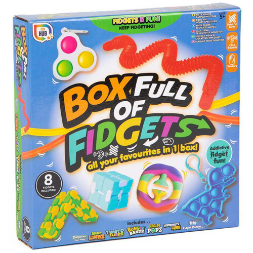 Toy Hub Box Full of Fidgets 8 Pcs (20x20x4cm) (5+ YRS) (Due In)