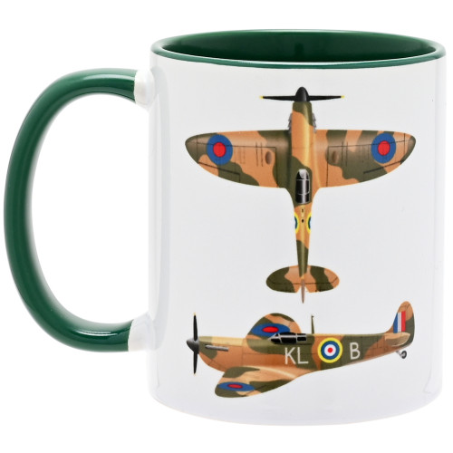 RAF Printed Mug - Spitfire (boxed)