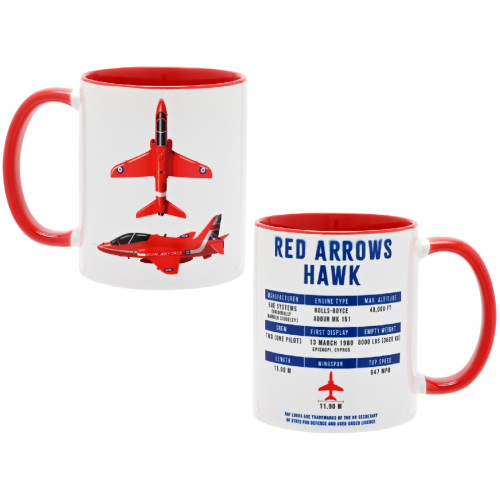 RAF Printed Mug - Red Arrows (boxed)