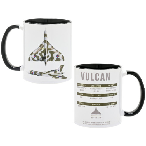 RAF Printed Mug - Vulcan (boxed)