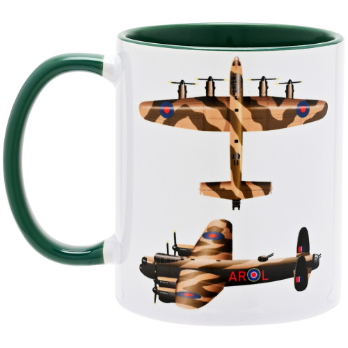 RAF Printed Mug - Lancaster (boxed)