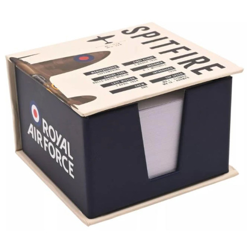 RAF Memo Blok - Spitfire (70x101x106mm) (boxed) (NEW)