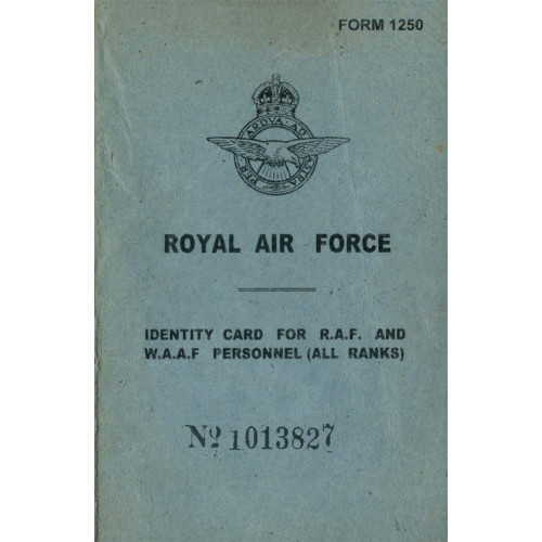 Replica Royal Air Force ID Card (WW2)