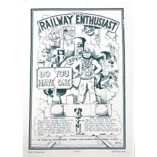 Tea Towel: Railway Enthusiast (in clear hanger bag)
