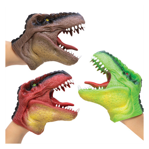 Schylling Dinosaur Hand Puppets (CDU - 3 asstd.) (3+ YRS)
