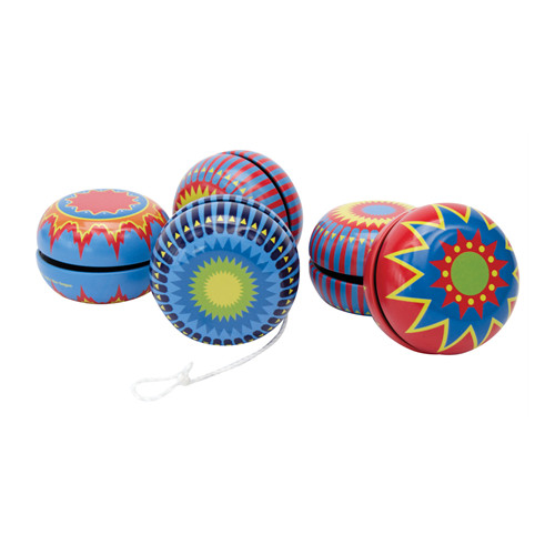 Schylling Tin Yo-Yo 5cm (CDU - 12 asstd.) (3+ YRS)