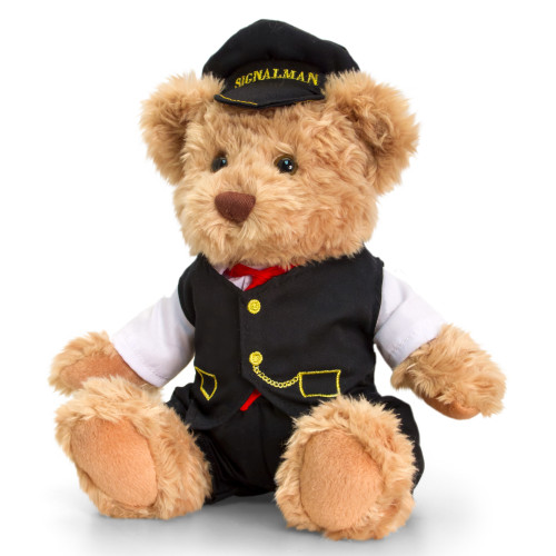 Keel Soft Toy: Sidney the Signalman Bear 20cm (full uniform)
