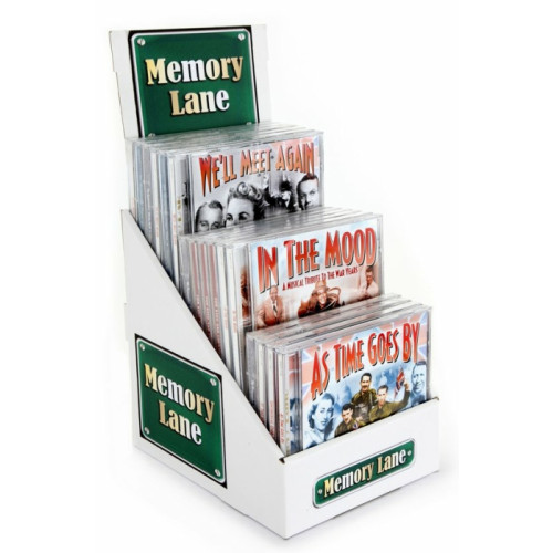 Memory Lane Till-Side Liveried Triple Tier Display (Cardboard, Folding) (E.O.L.)