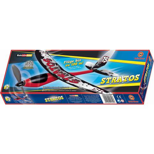 Gunther Stratos Rubber Band Powered Flying Model Plane