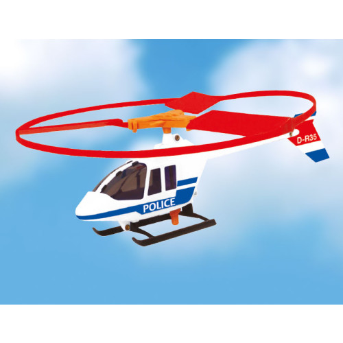 Gunther Police Action Helicopter Flying Toy (32 x 27cm) (6+ YRS)