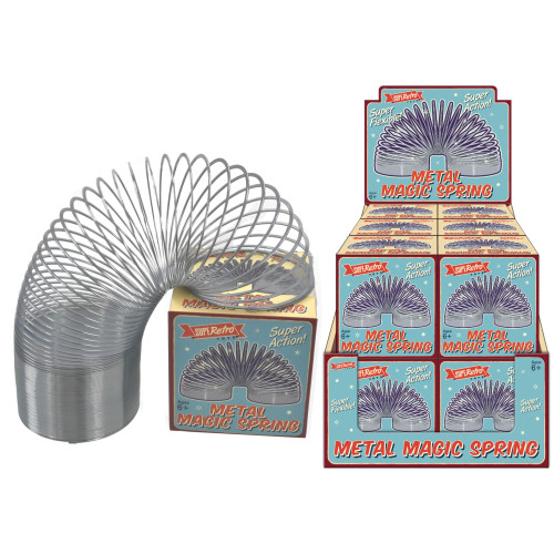SupeRetro Metal Magic Spring 7.5cm in Printed Box (CDU) (NEW)