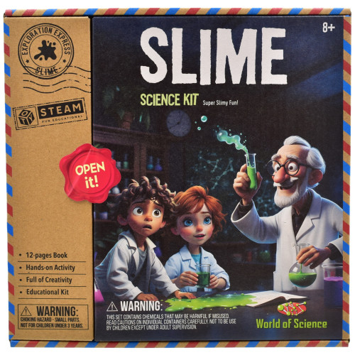 World of Science Slime Science Kit (24x24x6cm) (8+ YRS)