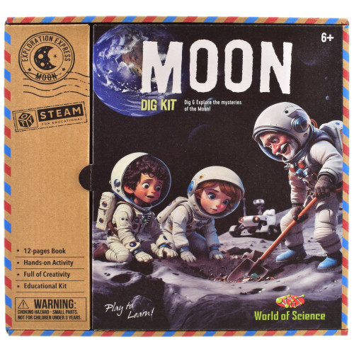 World of Science Moon Dig Kit (24.5x24x6cm) (6+ YRS)
