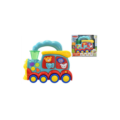 Baby Animal Train Sensory Activity Toy with Sound & Light (6 MTHS+) (E.O.L.) - SAVE 15% !!