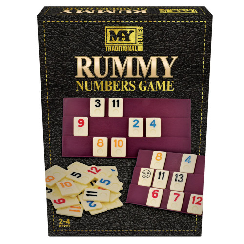 Rummy Family Game in Colour Box (27x19x6.5cm) (NEW)
