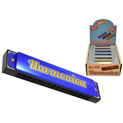 SupeRetro Harmonica (16 Hole) in Window Box (3 asstd.) (CDU) (NEW)