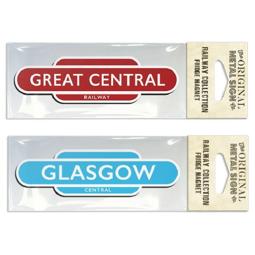 Mini Totem Station Sign Magnet - Rubberised PVC (115 x 33 x 2mm) - "To Own Design and Regional Colour" (supplied in clear bag with header card) (NEW)