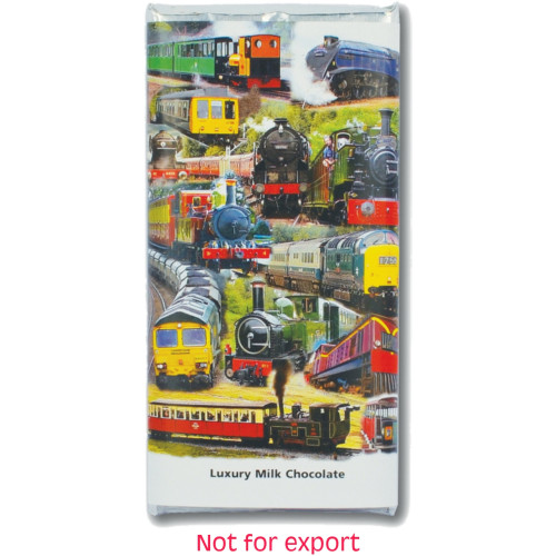 Trains Luxury Milk Chocolate Bars (85g) (BB 29.04.26)