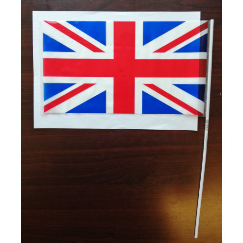 Union Jack Flags - Plastic (9"X6")