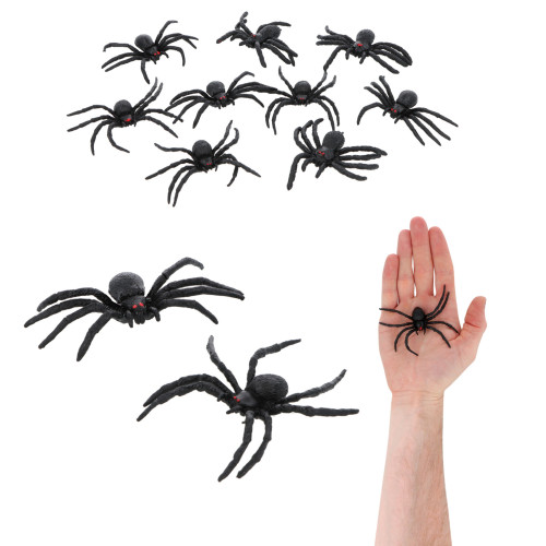 Halloween Spider Toy 8cm (PACK OF 9 TO SPLIT) (NEW) (E.O.L.)