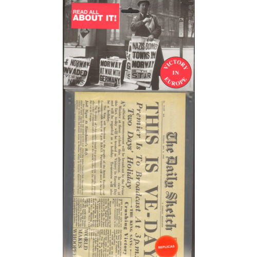 Replica Newspaper: Victory in Europe