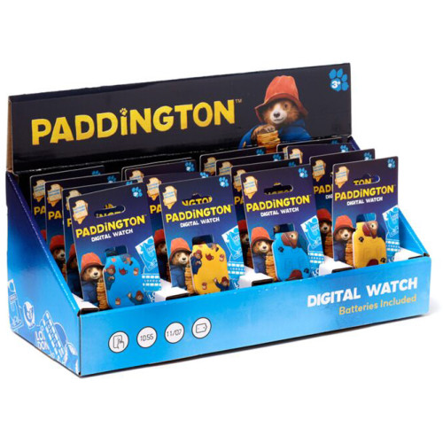 Paddington Bear Silicone Digital Watch (23x3x0.5cm) (CDU) (NEW)